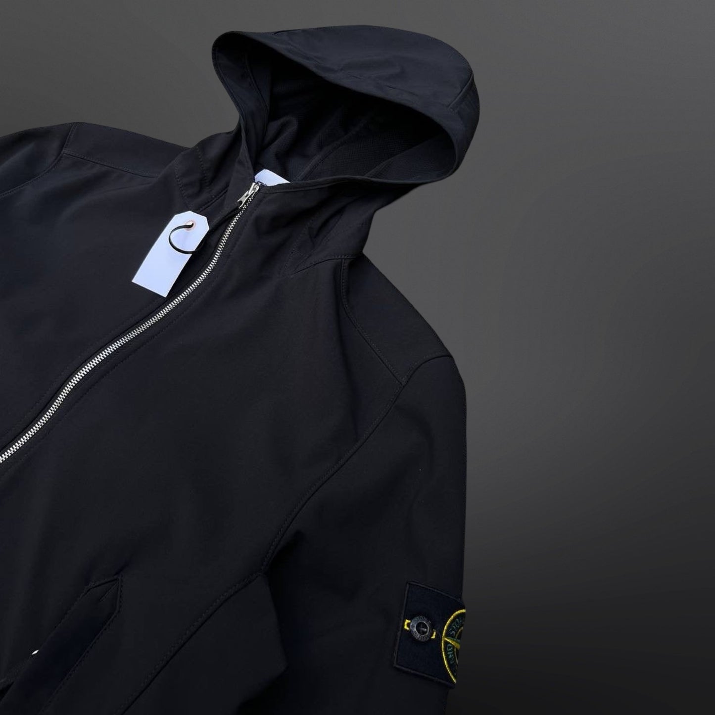 Stone Island Light Soft Shell-R Jakke – Sort XL