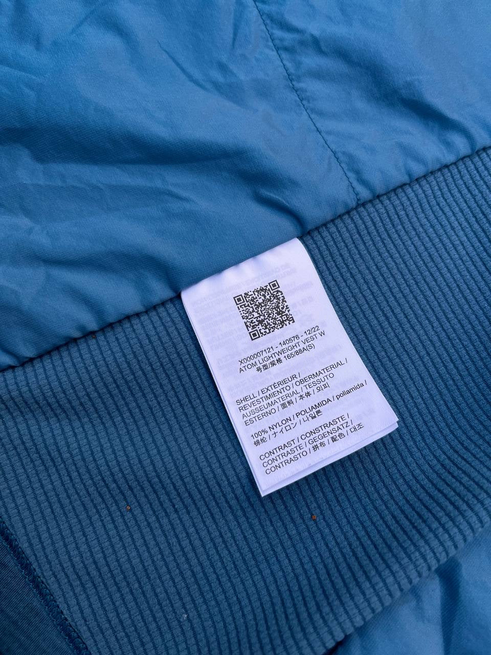 Arc’teryx Atom Light Vest S Small dame Blå Brugt