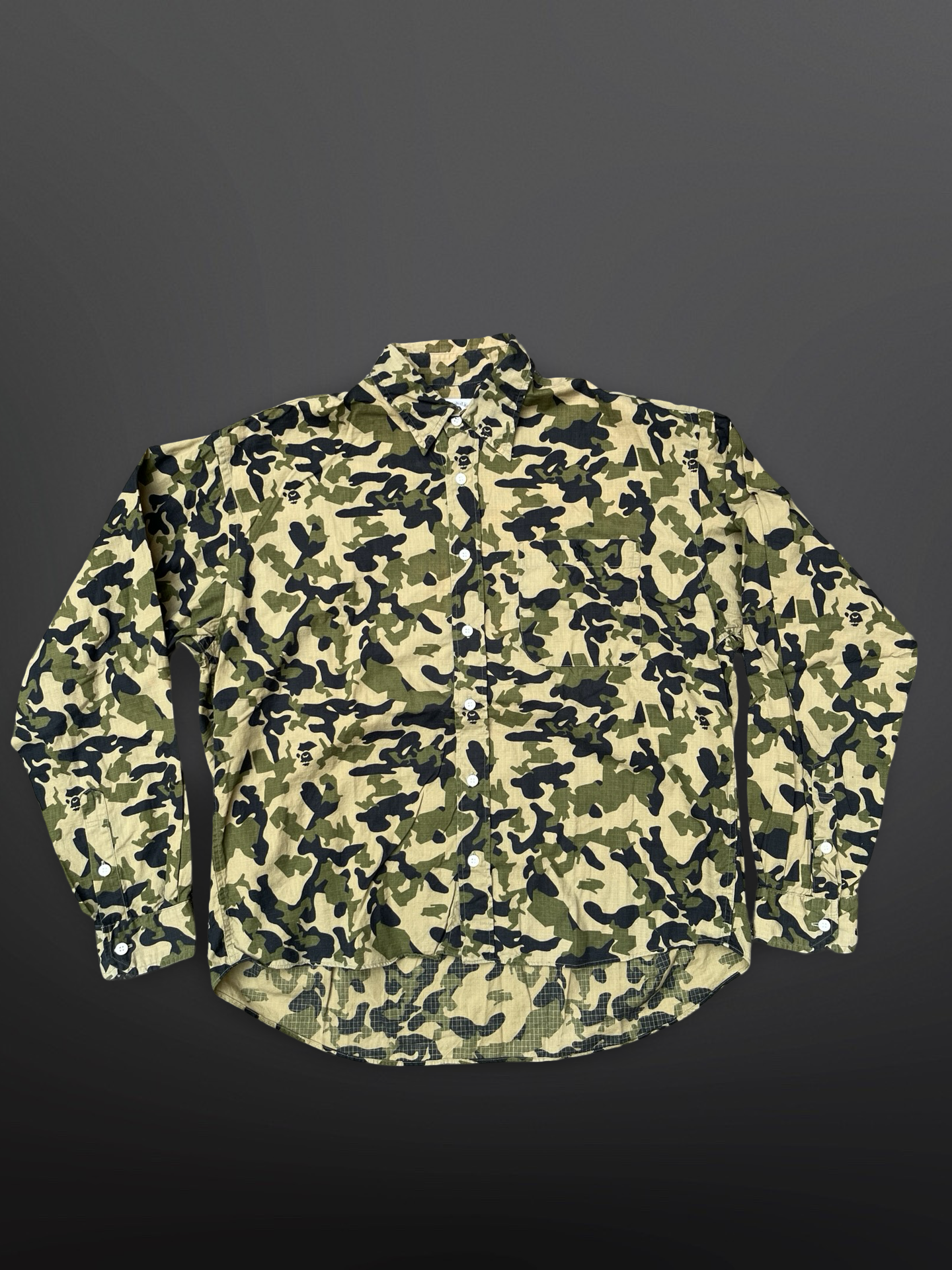 A Bathing Ape BAPE 1st Camo Ripstop Shirt – Vintage Japan