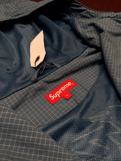 Supreme Support Unit Ripstop Hooded Jacket – Blue Large