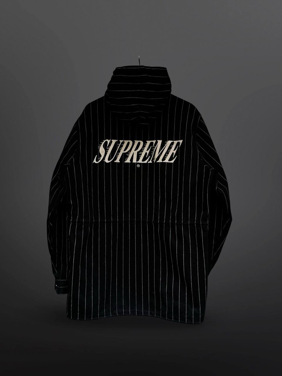 Supreme Jakke 2013 – Stribet Sort – Str. Large