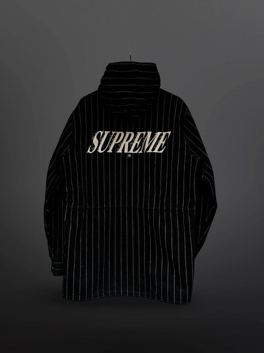 Supreme Jakke 2013 – Stribet Sort – Str. Large