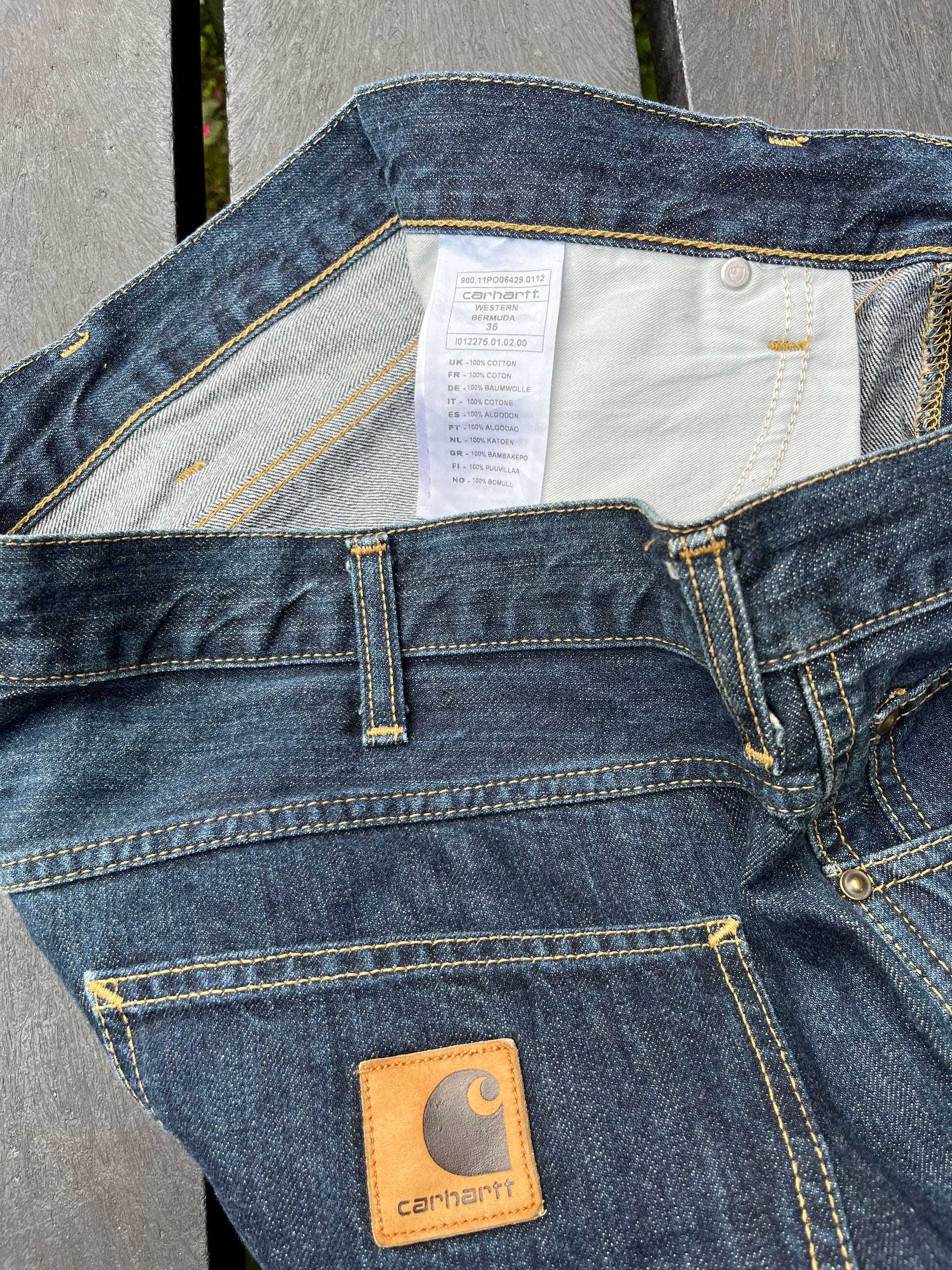 “Denim / jeans shorts fra Carhartt WIP vintage Western short 2 W36 (XL)” - supersaelger