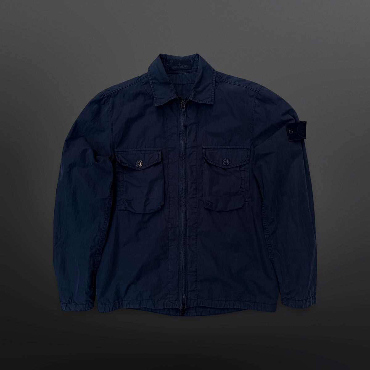 Stone Island Ghost Piece Overshirt Jacket Black – Small