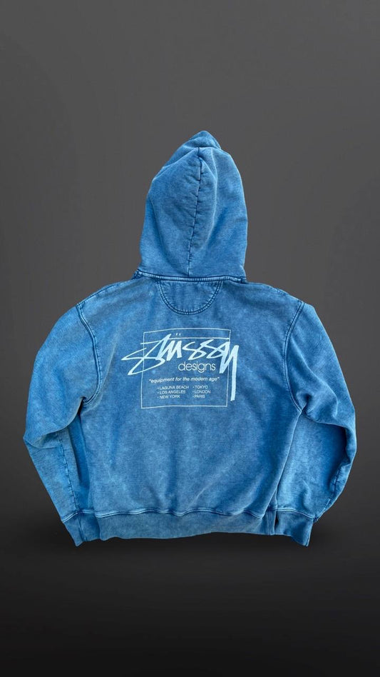 Stussy Died Hættetrøje Blå i Medium