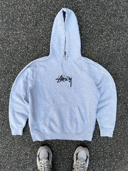 Stussy Hoodie Hættetrøje Stüssy M Medium Grå Grey