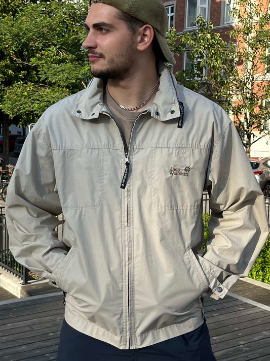Vindjakke / sommerjakke Jack wolfskin Harrington jacket L large - supersaelger