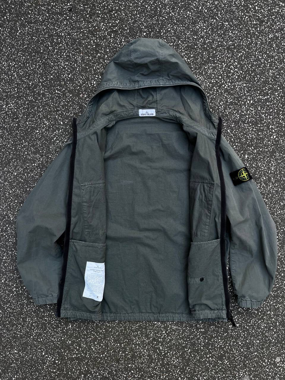 Stone Island Jakke Supima Twill Cotton Stretch TC Green Grøn XL 801542610
