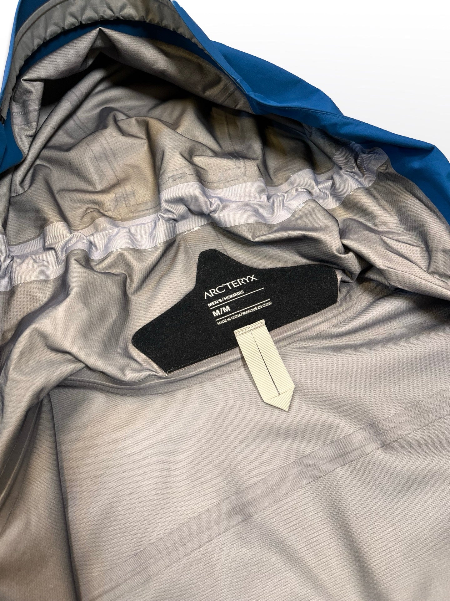 Brugt Arc’teryx Arcteryx Zeta AR Gore-tex Goretex skaljakke i M medium Herre i blå farve