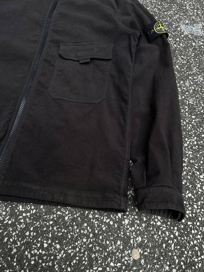 Stone Island Overshirt Skjorte Sommerjakke Overgangsjakke Velour 691511502