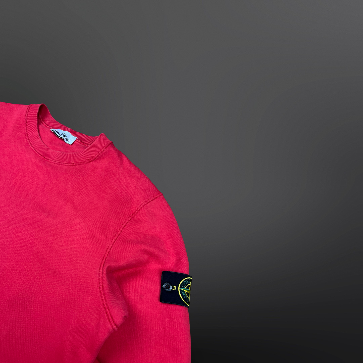 Stone Island Crewneck Sweatshirt – Rød – Str. XL