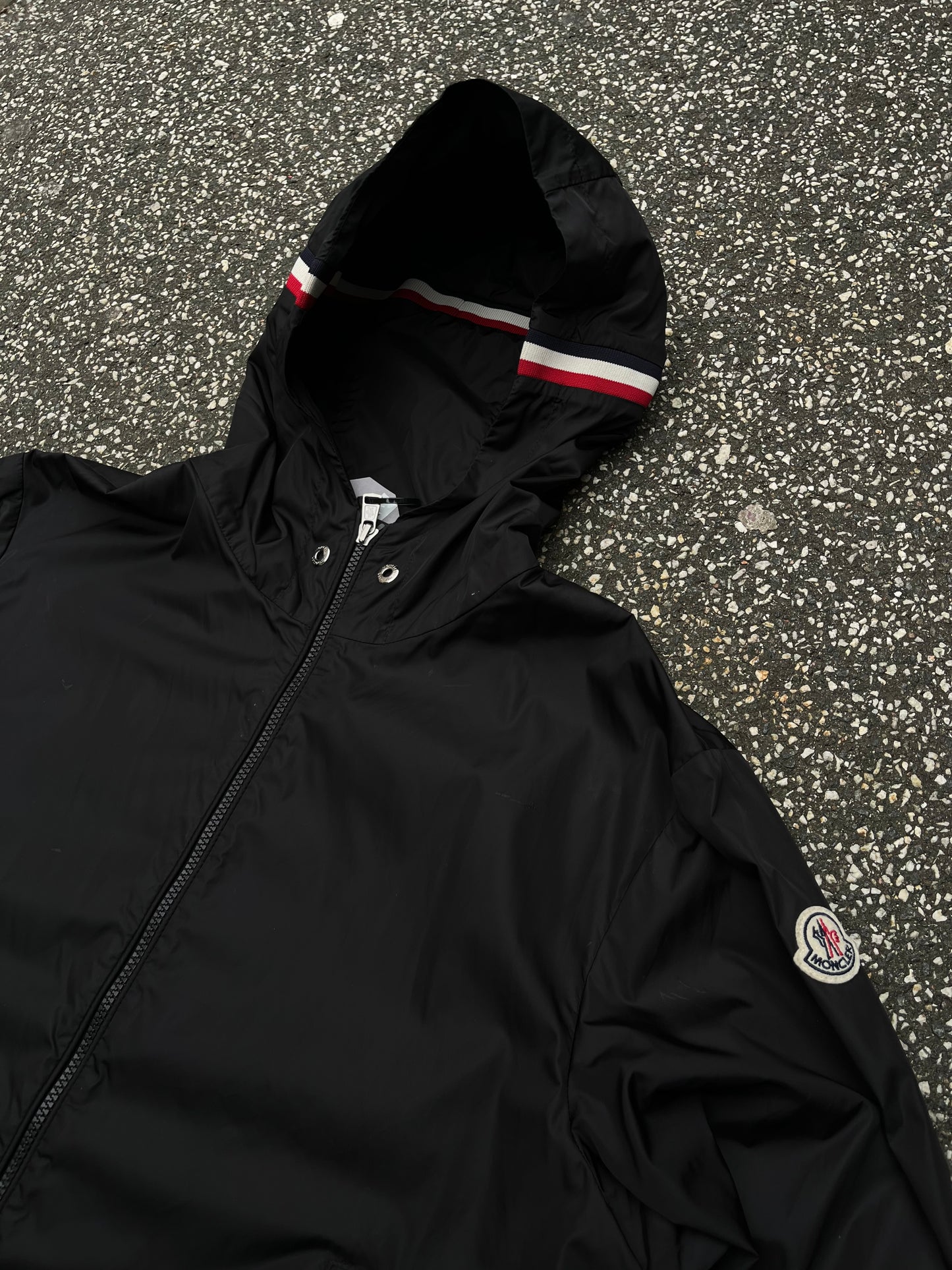 Moncler Grimpeurs Giubbotto Vindjakke Skaljakke Sort Black L Large