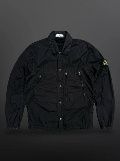 Stone Island Overshirt Sommerjakke Overgangsjakke i Sort Black M Medium 711510323