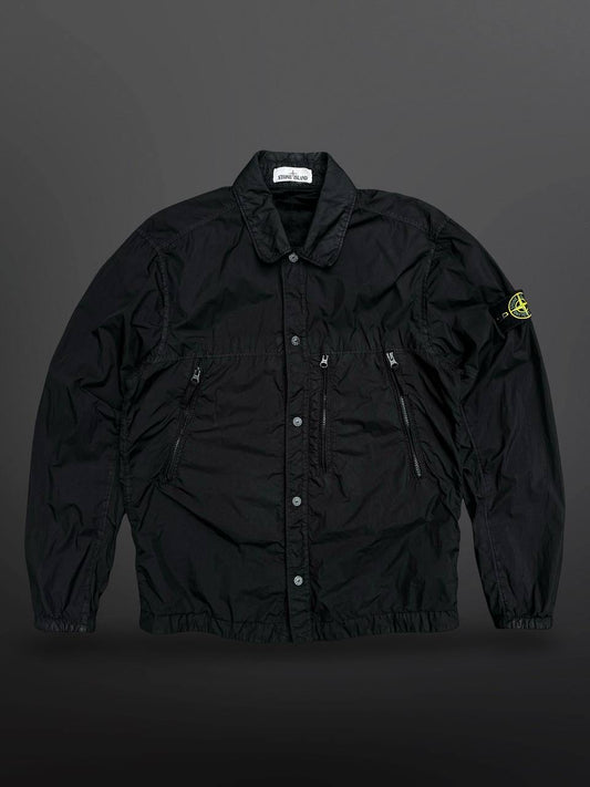 Stone Island Overshirt Sommerjakke Overgangsjakke i Sort Black M Medium 711510323