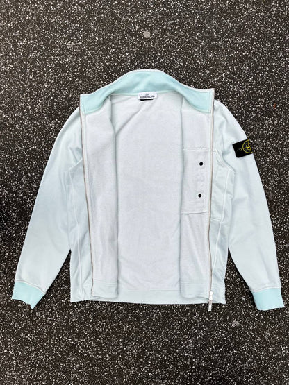 Zip up Stone Island jakke 751563947 i lyseblå M medium