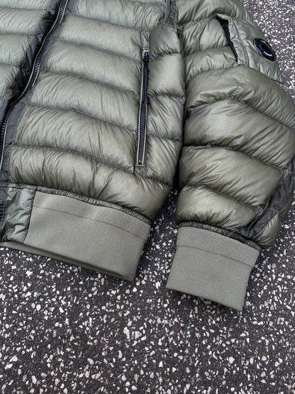 C.P. Company D.D. Shell Down Jacket Olive / Bombay Green, Str. XS – Fitter Small