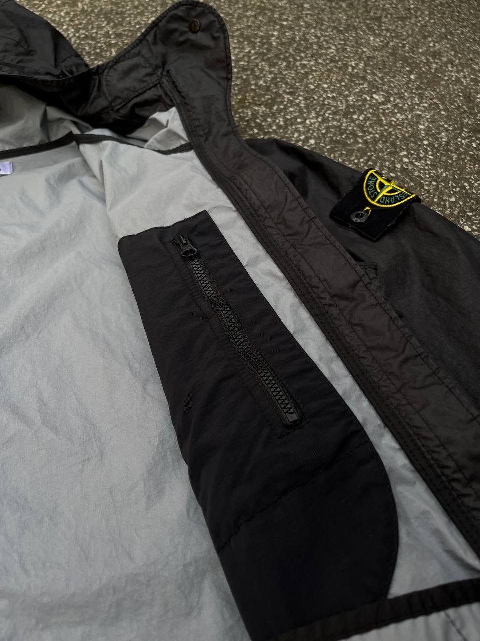 Stone Island Regnjakke Membrana 3L TC M Medium Brugt Used
