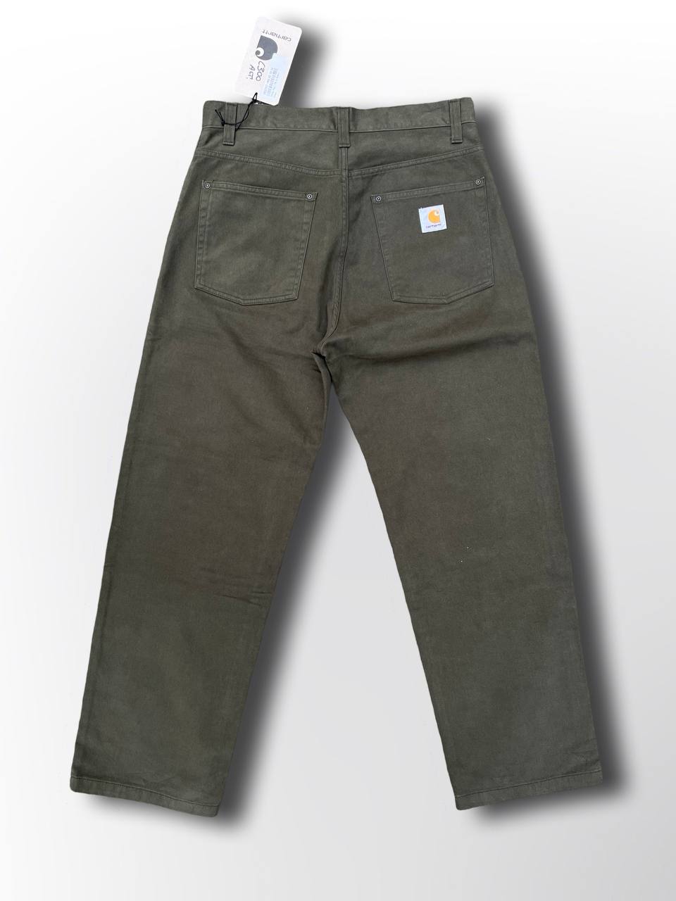 Nye bukser jeans Carhartt WIP Derby pant single knee pant eller simple pant 32 i khaki grøn mørkegrøn