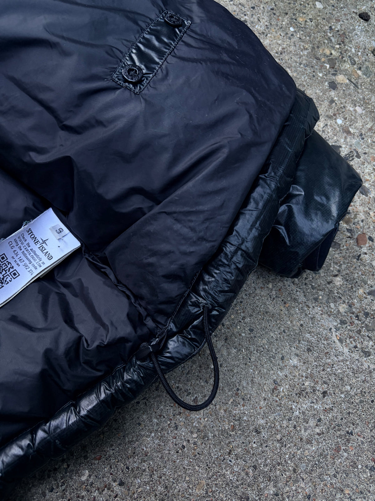 Stone Island Pertex Quantum Y Down Jacket – Dark Green – Size S