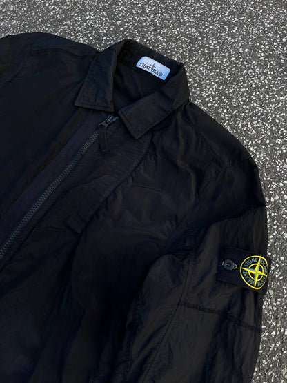 Stone Island Overshirt Sommerjakke i M Medium Sort