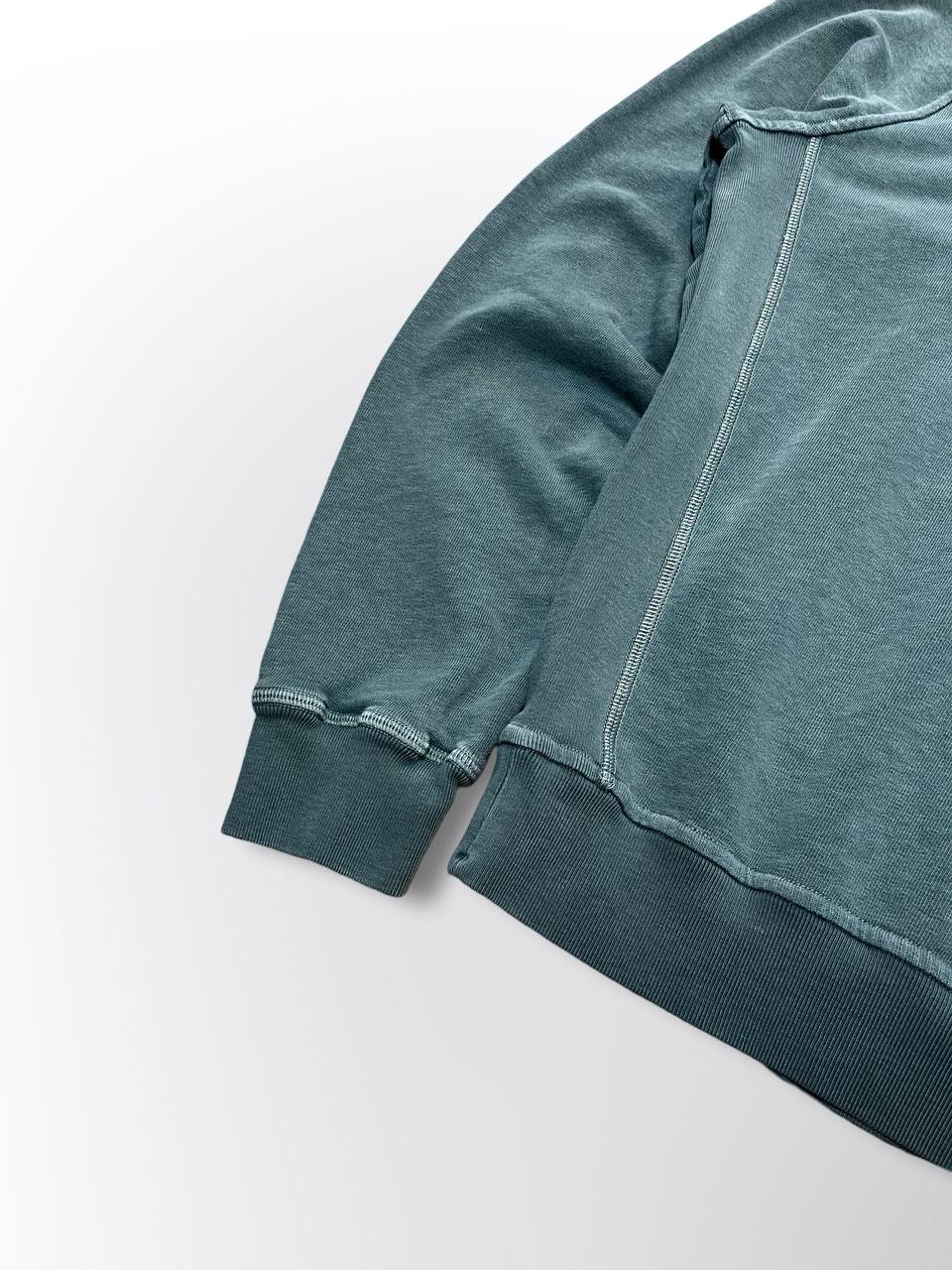 Brugt Stone Island Sweatshirt Sweater i grøn turkis farve i L large i god stand