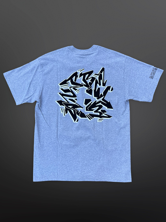 Supreme Graffiti Logo Tee – Heather Grey Large