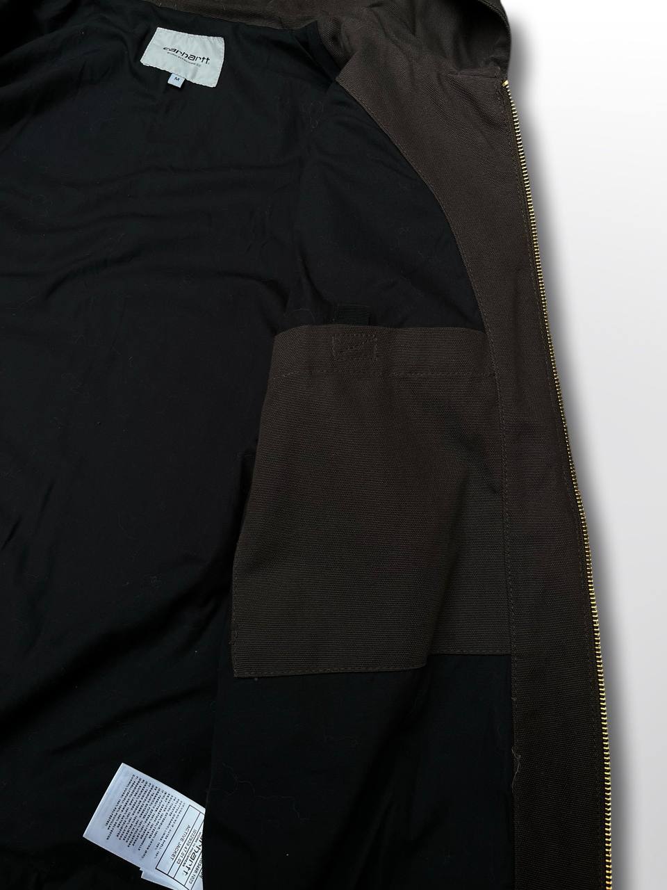 Brugt Carhartt Active Jacket made in USA Carhartt WIP i brun brown Vintage baggy look fit M medium
