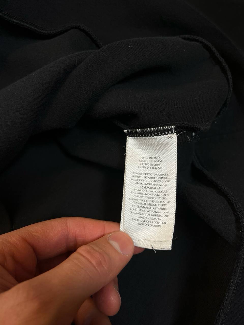 Brugt Used Sweatshirt Polo Ralph Lauren i XL i Sort Black i god stand