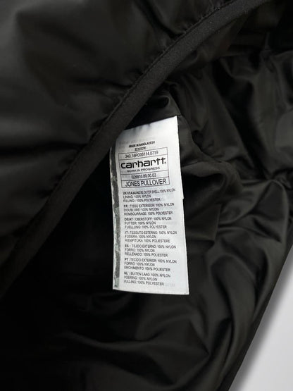 Brugt Carhartt puffer Jakke jacket anorak vinterjakke goose down i Sort Black XL xlarge Jones Pullover