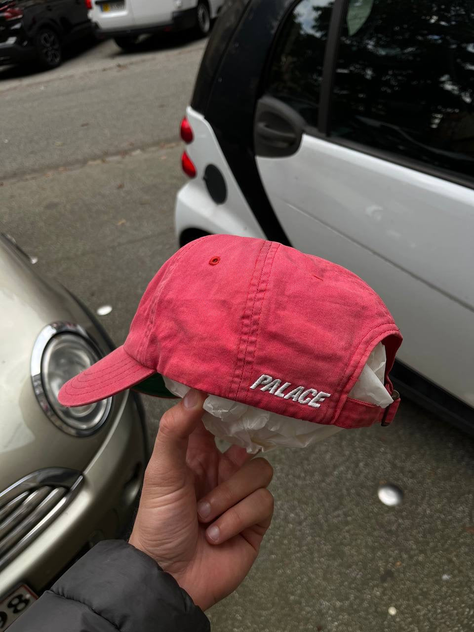 Palace Cap Coral Double Logo One Size