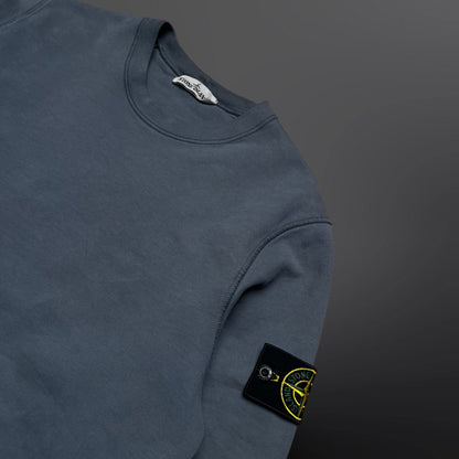 Stone Island Garment Dyed Crewneck – Blue Grey M Medium