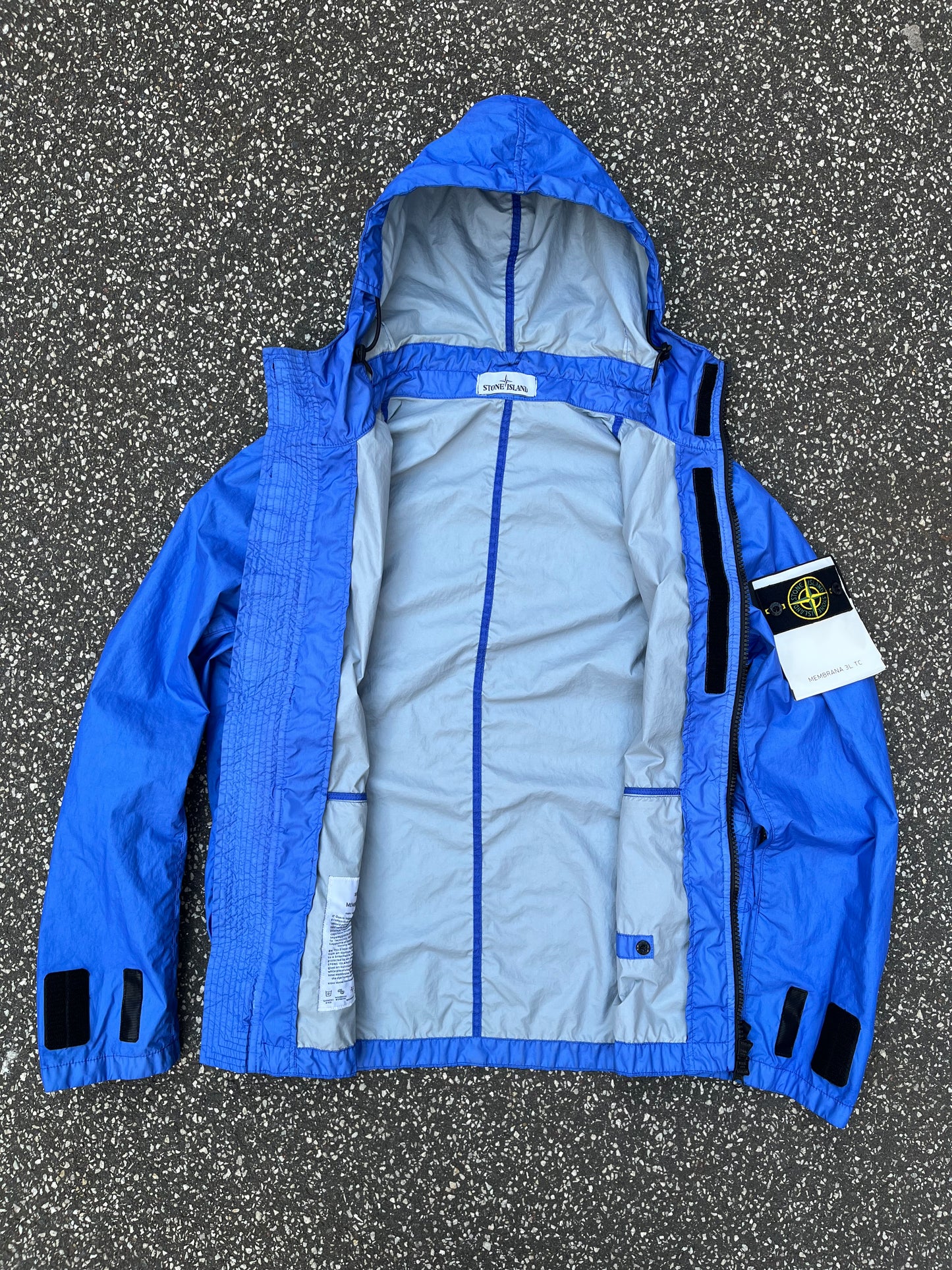 Stone Island Membrana 3L TC Jacket – Blue – Str. Medium