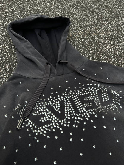 Evisu Hættetrøje Hoodie S Small Grå Grey