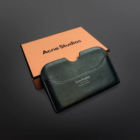 Acne Studios Leather Card Holder – Black