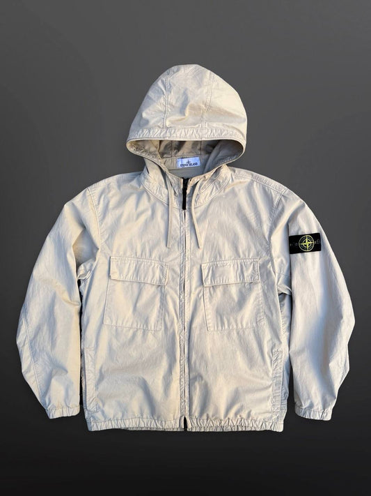 Stone Island Supima Cotton Twill Strech TC Sommerjakke i Beige XL