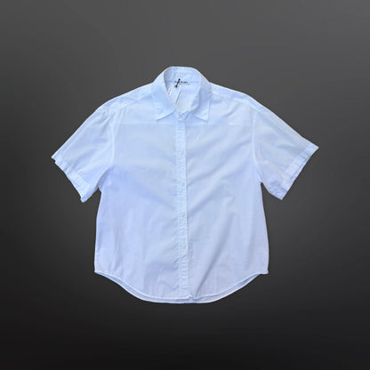 Acne Studios Embroidered Short Sleeve Shirt – White – Size 36