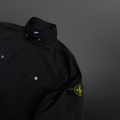 Stone Island Micro Twill Jakke – Sort (Large)