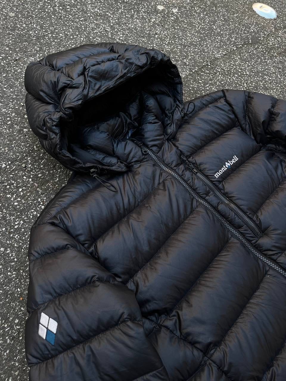 Mont Bell Montbell Jakke i Sort Black Large Herre Brugt