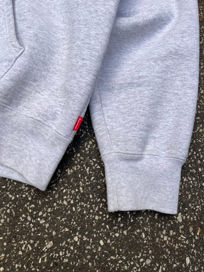 Supreme S Logo Zip Hoodie – Grey – Large