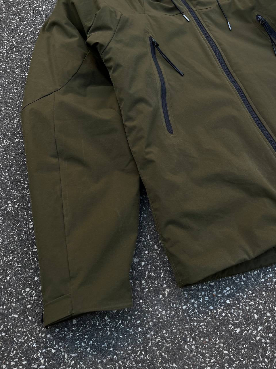 C.P.Company Pro-Tek jakke Primaloft i khaki Grøn S Small Brugt