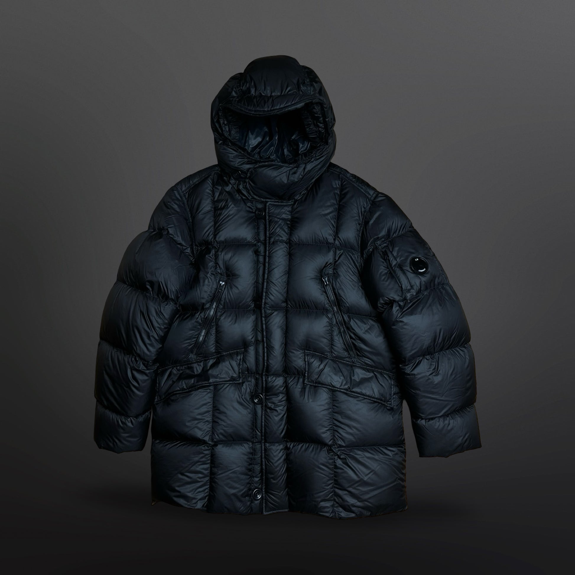 C.P. Company D.D. Shell Down Jacket – Sort – Str. 52 Large