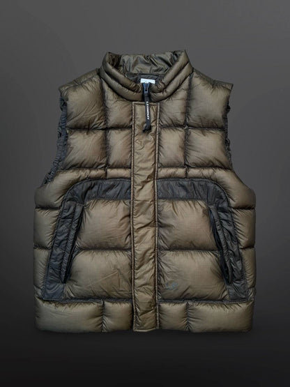 C.P. Company DD Shell Puffer Vest Grøn Khaki L Large