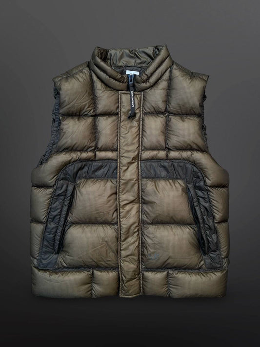 C.P. Company DD Shell Puffer Vest Grøn Khaki L Large