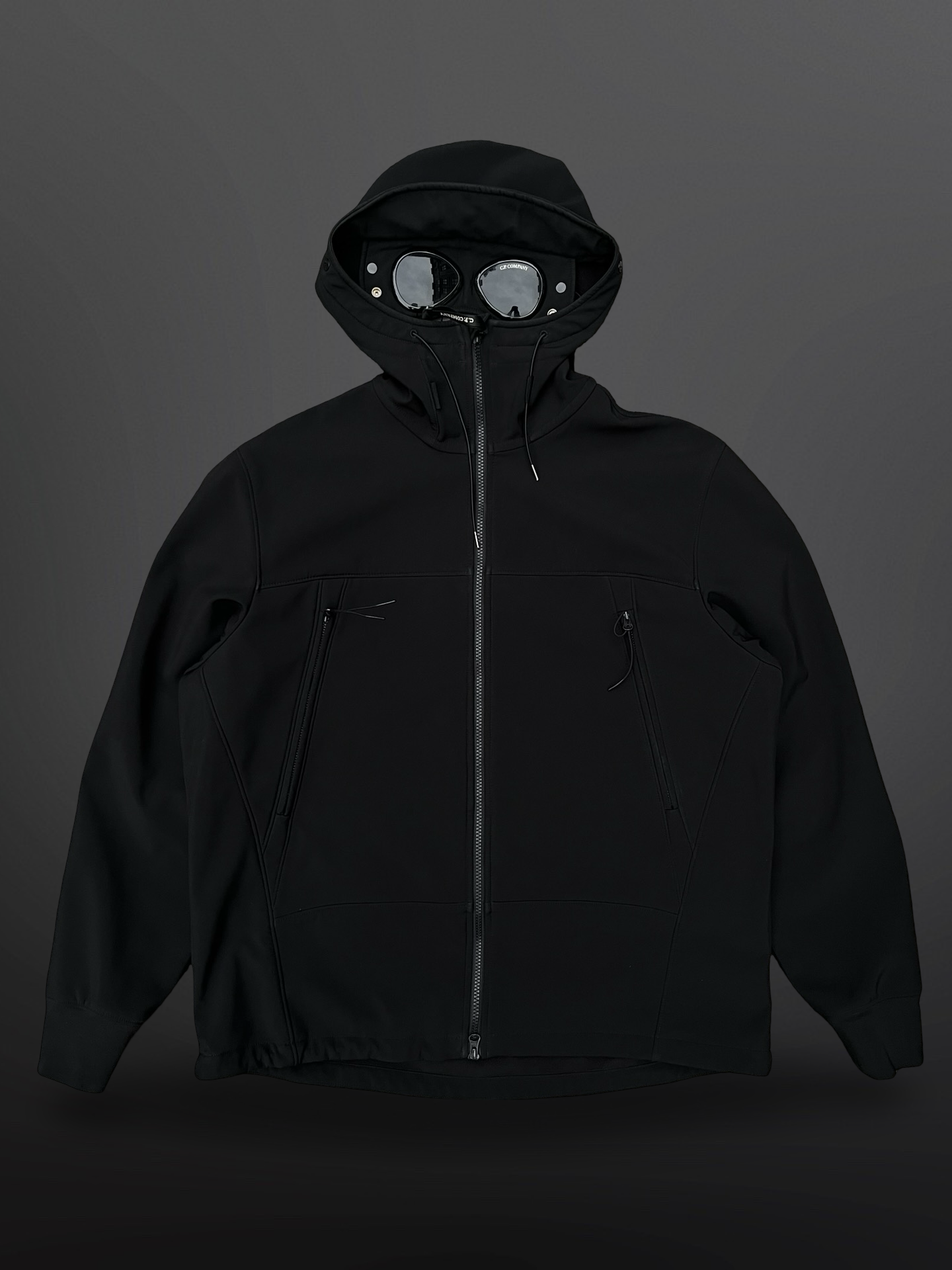 C.P. Company Goggle Softshell Jacket C.P. Shell Sort Black L Large