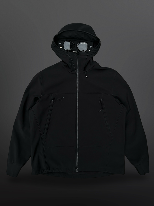 C.P. Company Goggle Softshell Jacket C.P. Shell Sort Black L Large