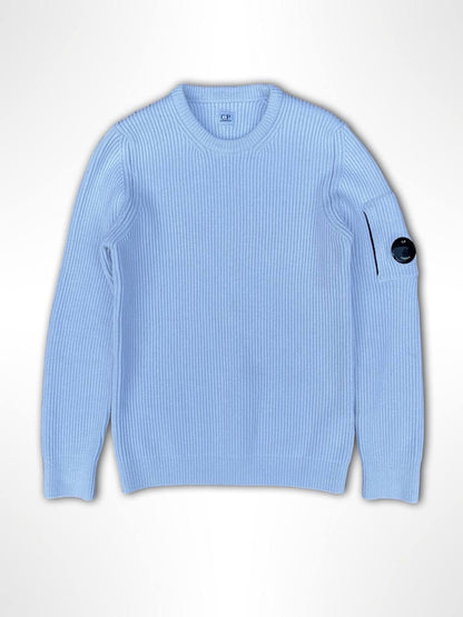 C.P. Company Strik Sweater i hvid 48 Medium Men’s Brugt