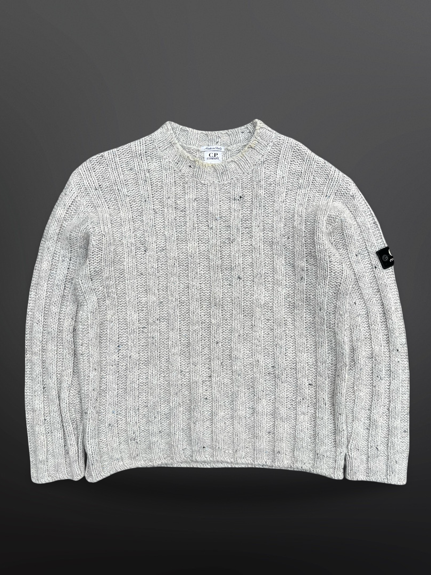 C.P. Company Vintage Wool Knit – 90’s Grey, Small