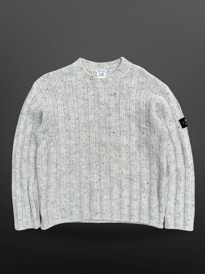 C.P. Company Vintage Wool Knit – 90’s Grey, Small