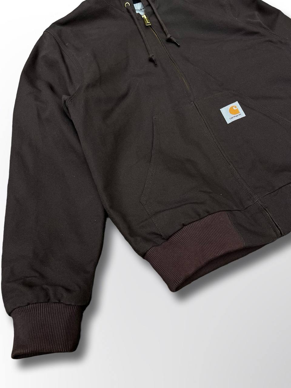 Brugt Carhartt Active Jacket made in USA Carhartt WIP i brun brown Vintage baggy look fit M medium