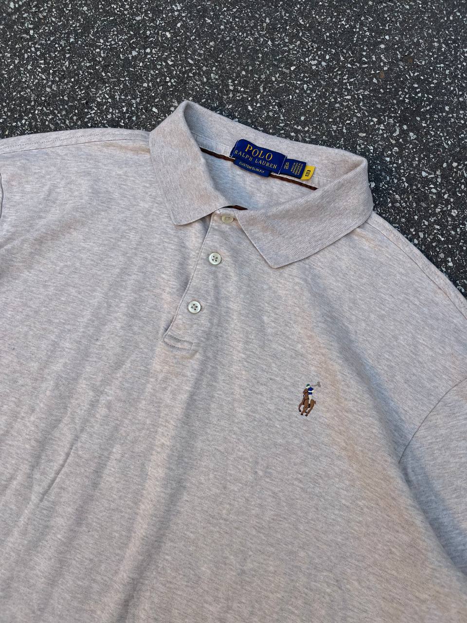 Brugt used Polo sweatshirt long sleeve Polo Ralph Lauren i beige XL